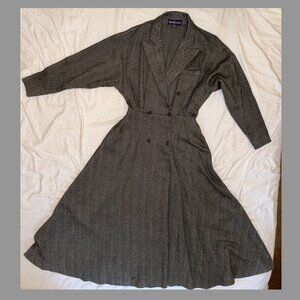 Ralph Lauren Purple Label Wool Dress - Size 10 - Made in USA